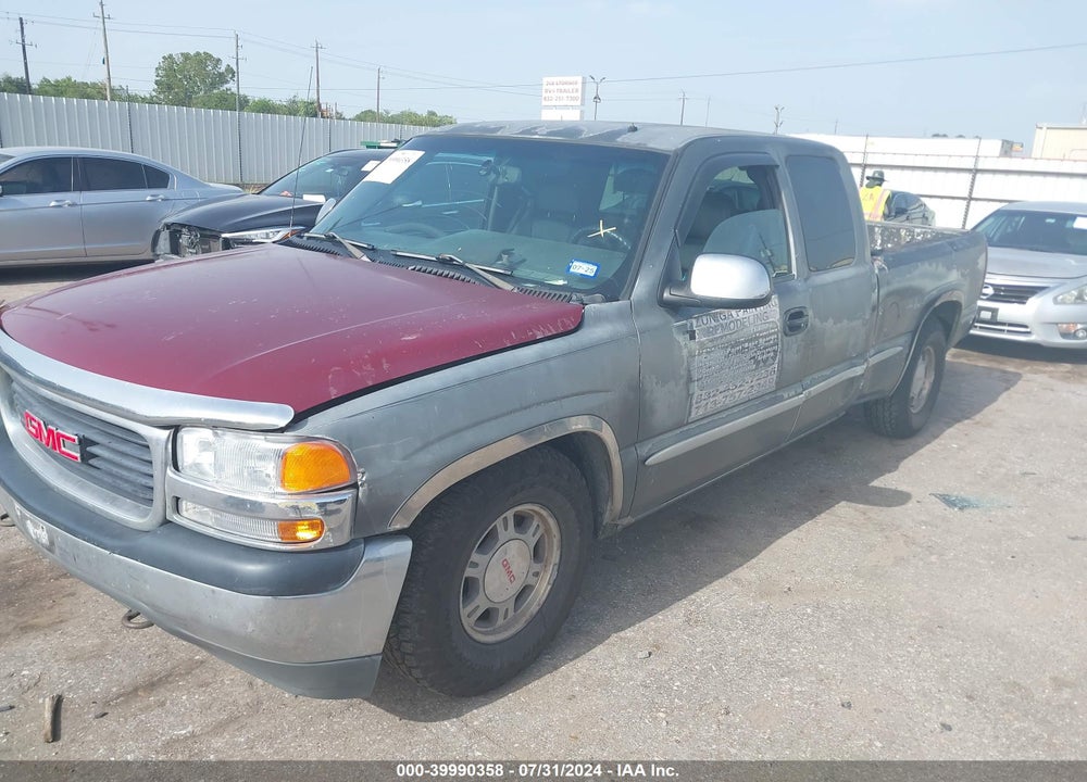 2001 GMC SIERRA 1500 SLE VIN: 2GTEC19T411197437