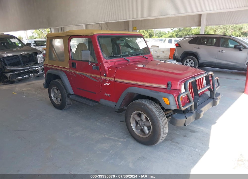 1998 JEEP WRANGLER SPORT VIN: 1J4FY19S2WP743587