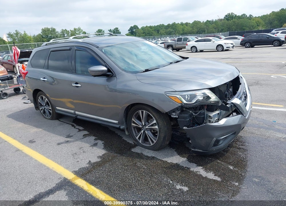 2017 NISSAN PATHFINDER PLATINUM VIN: 5N1DR2MM0HC611717