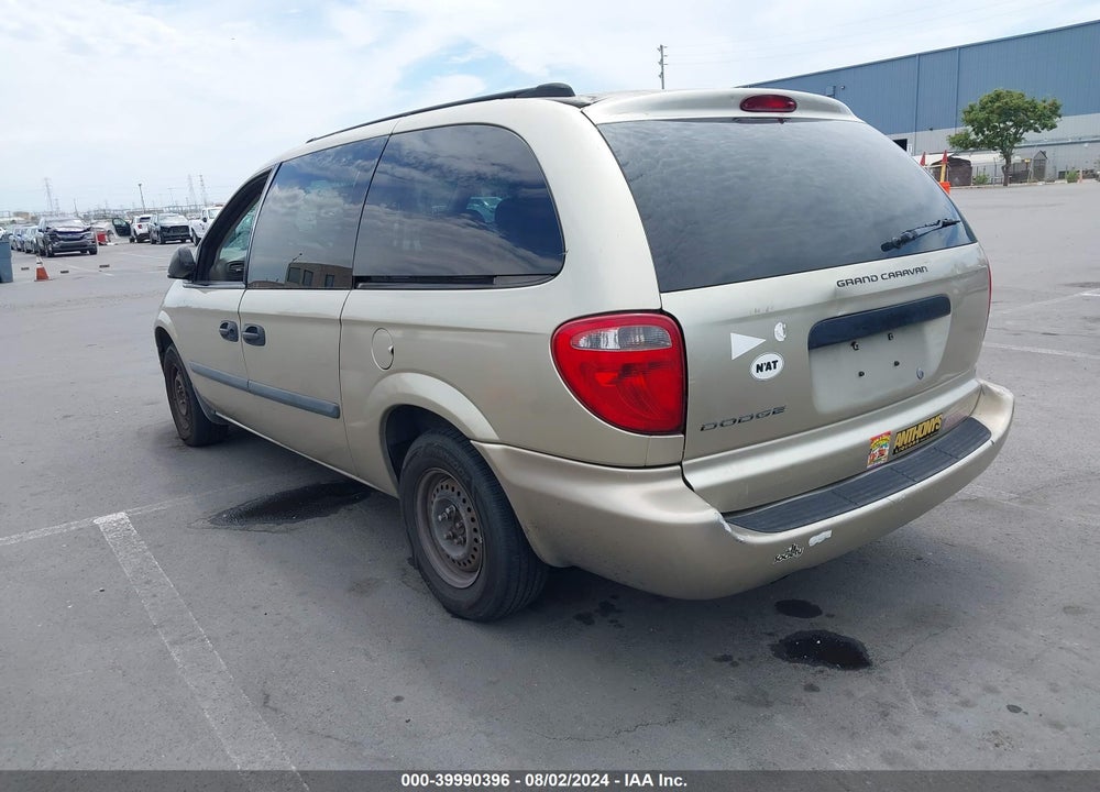 2005 DODGE GRAND CARAVAN SE VIN: 1D4GP24R95B305008