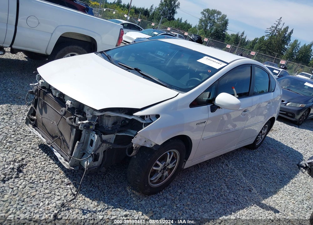 2011 TOYOTA PRIUS THREE VIN: JTDKN3DU7B5345301