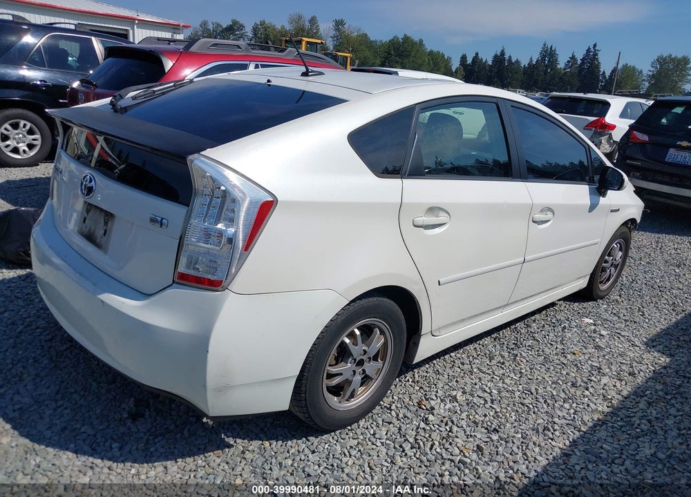 2011 TOYOTA PRIUS THREE VIN: JTDKN3DU7B5345301