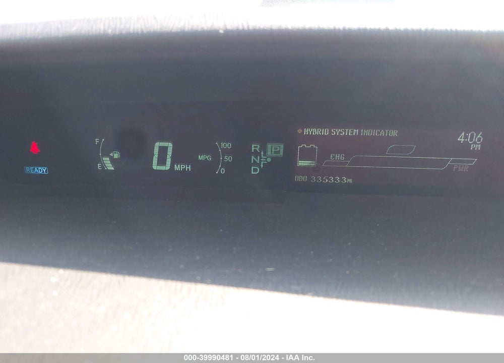 2011 TOYOTA PRIUS THREE VIN: JTDKN3DU7B5345301