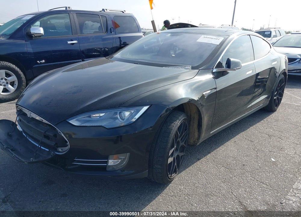 2014 TESLA MODEL S P85 VIN: 5YJSA1H14EFP45562