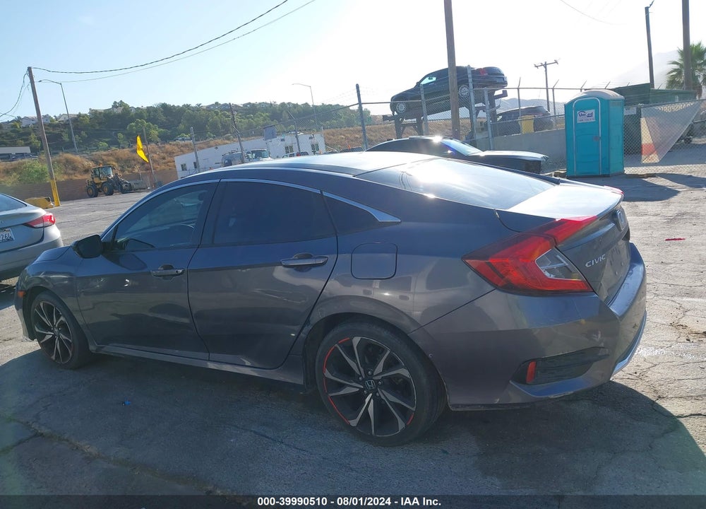 2019 HONDA CIVIC LX VIN: 2HGFC2F65KH591452