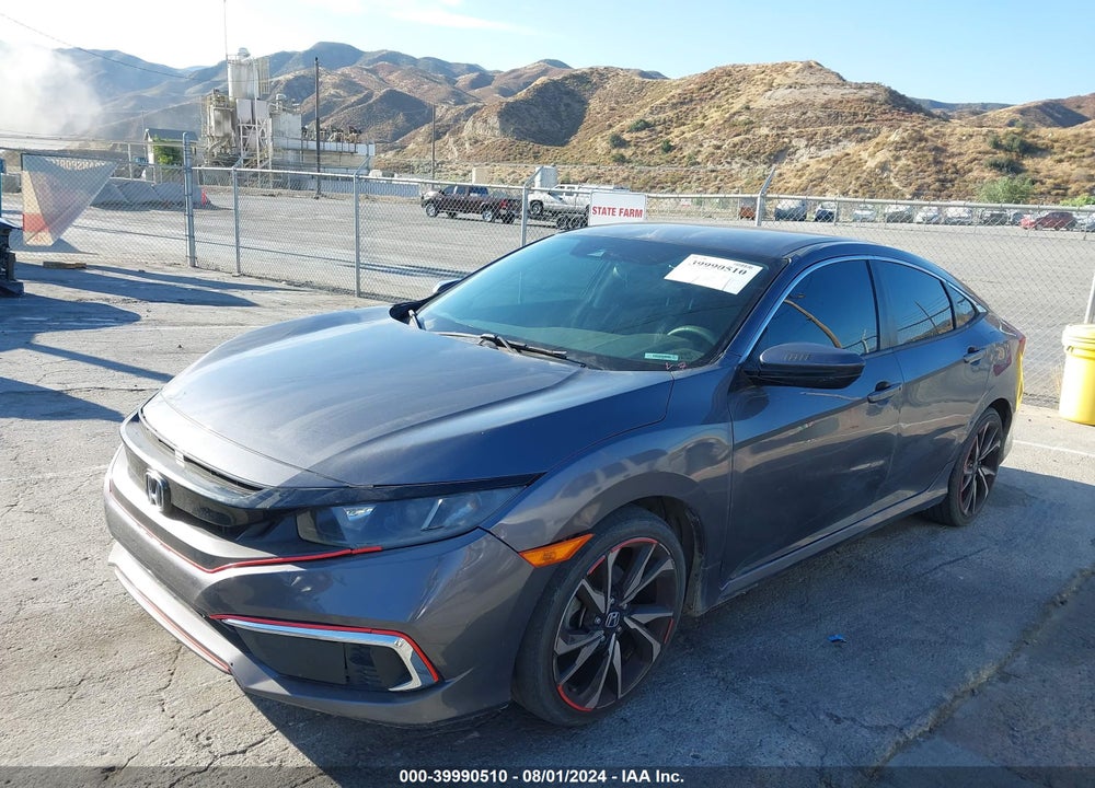 2019 HONDA CIVIC LX VIN: 2HGFC2F65KH591452