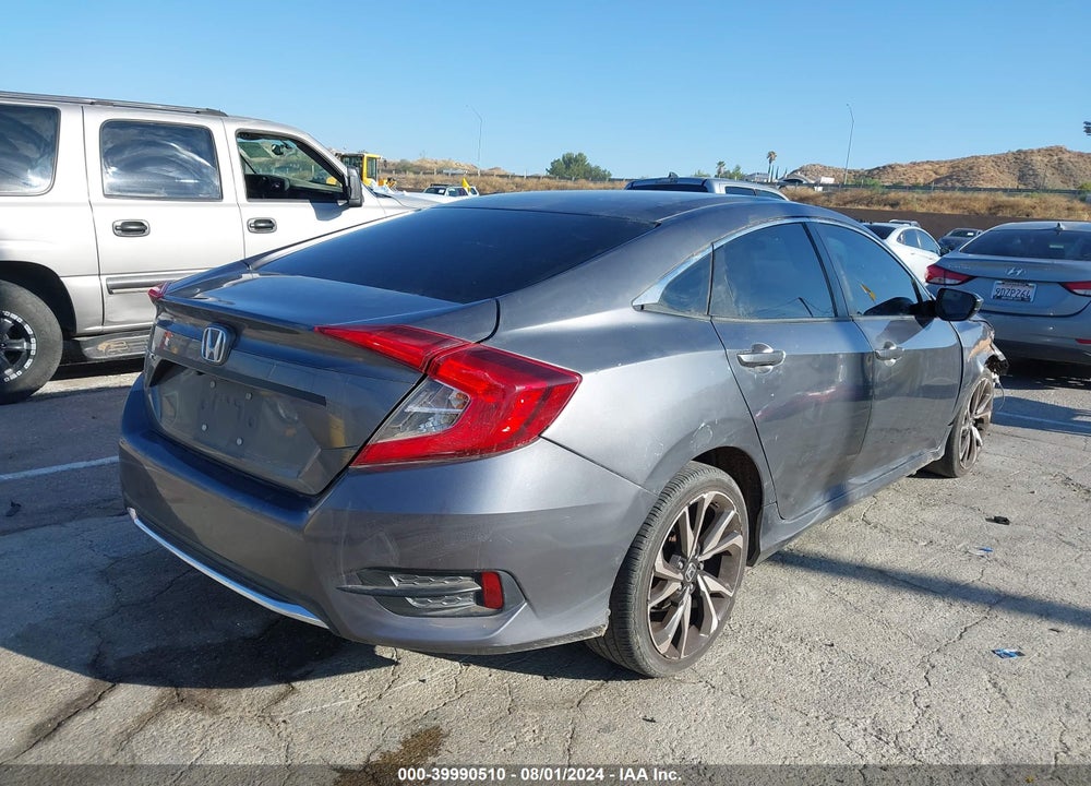 2019 HONDA CIVIC LX VIN: 2HGFC2F65KH591452