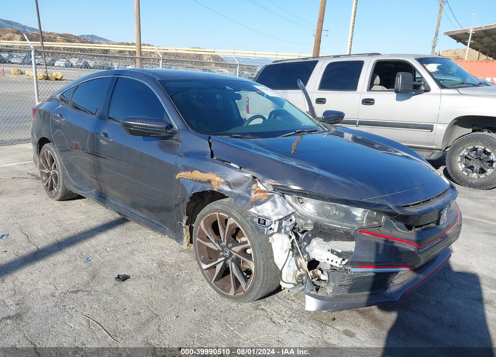 2019 HONDA CIVIC LX VIN: 2HGFC2F65KH591452