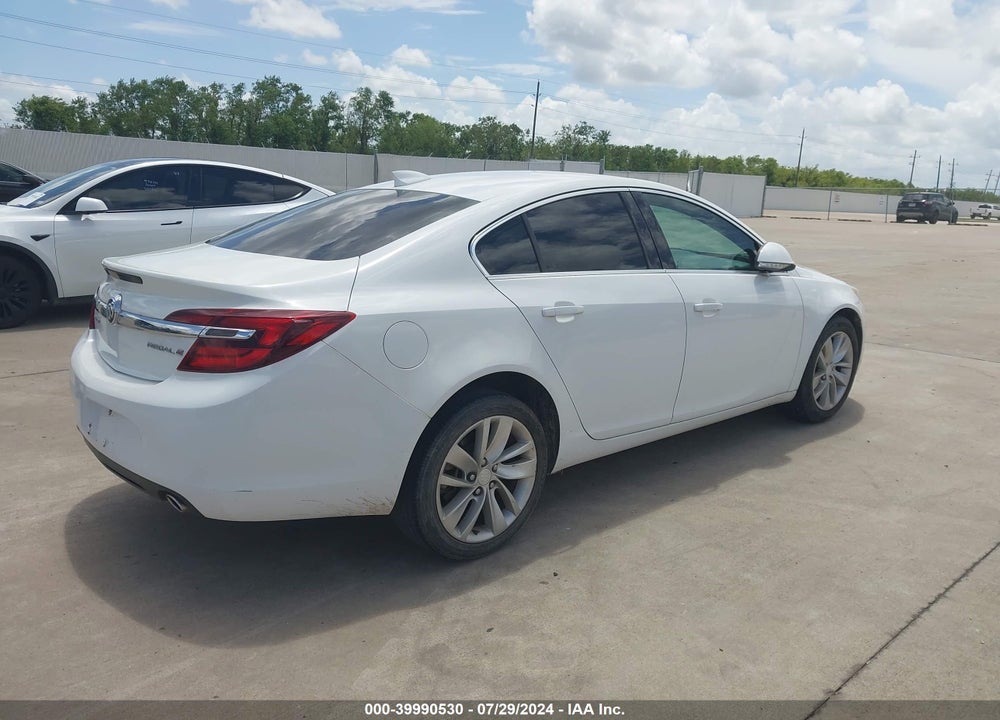 2016 BUICK REGAL TURBO VIN: 2G4GK5EX7G9169312