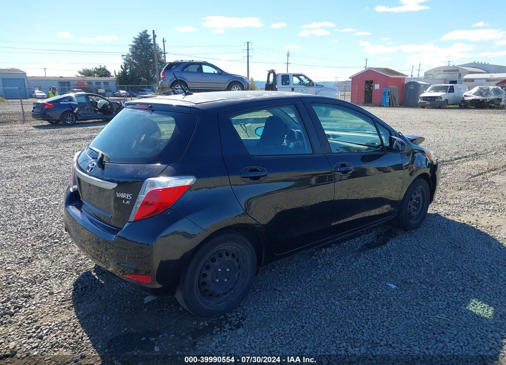 2012 TOYOTA YARIS LE VIN: JTDKTUD33CD513414