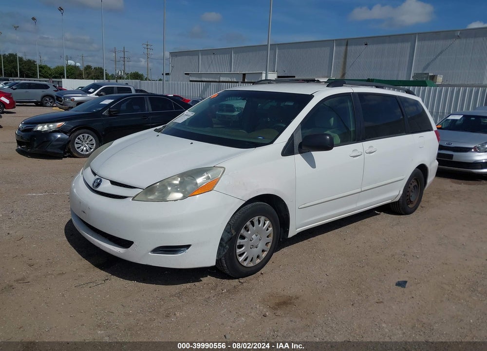 2008 TOYOTA SIENNA CE VIN: 5TDZK23C58S204885