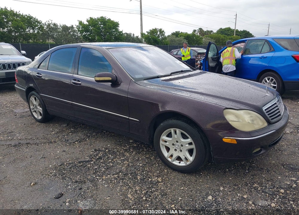 2001 MERCEDES-BENZ S 500 VIN: WDBNG75J01A202424
