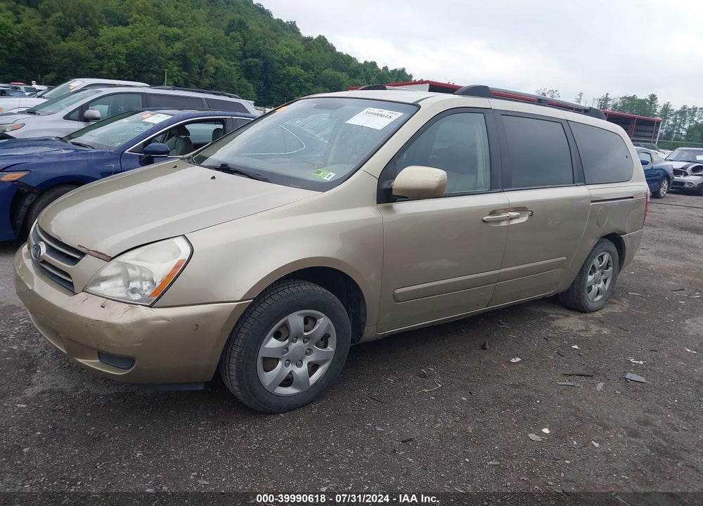 2007 KIA SEDONA LX VIN: KNDMB233876191400