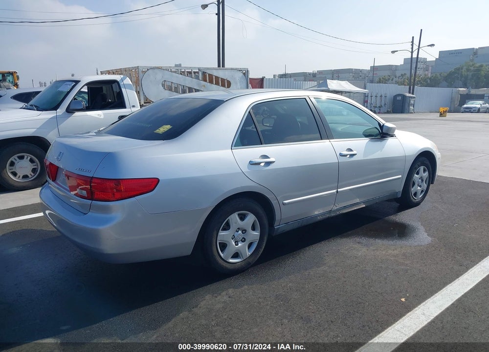2005 HONDA ACCORD 2.4 LX VIN: 1HGCM56455A080309