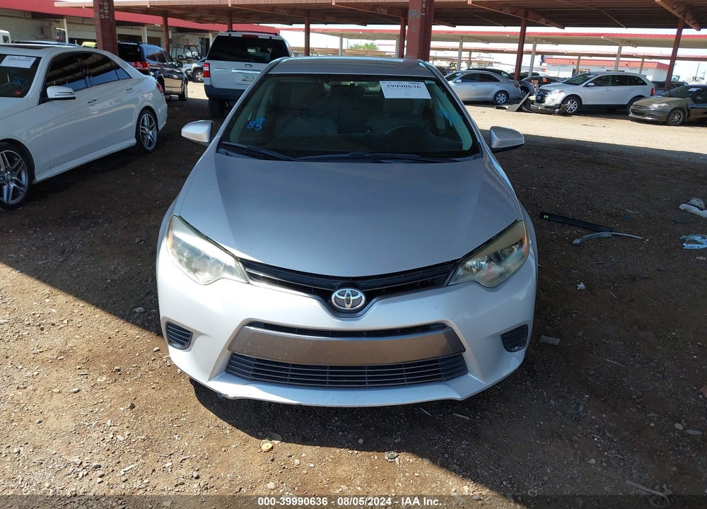 2016 TOYOTA COROLLA LE VIN: 2T1BURHE3GC651463