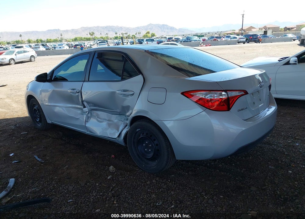 2016 TOYOTA COROLLA LE VIN: 2T1BURHE3GC651463