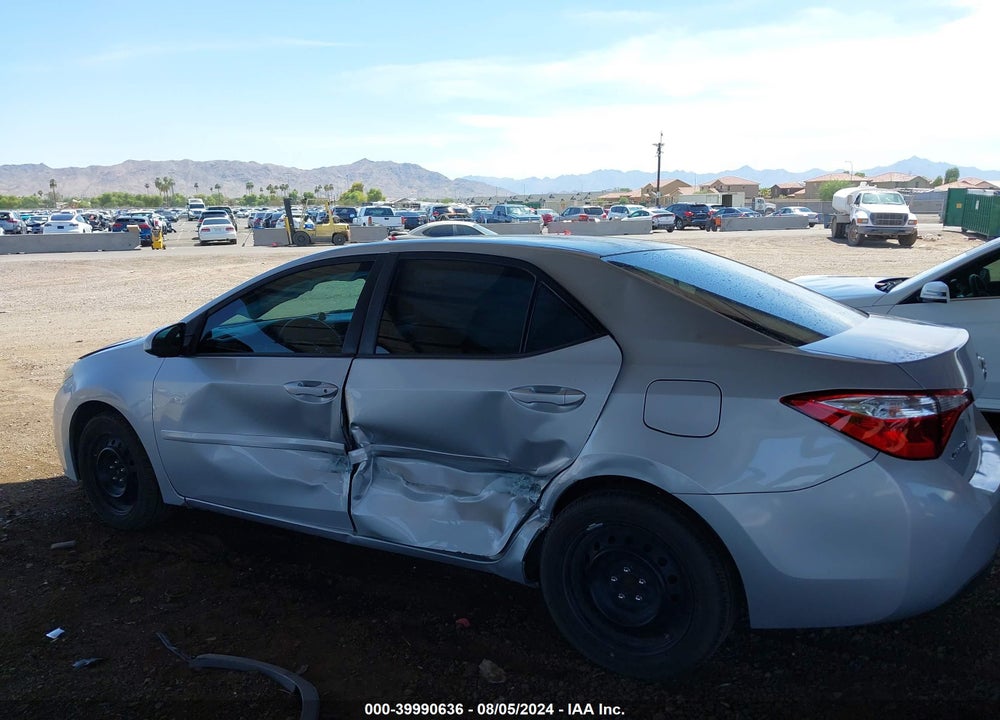 2016 TOYOTA COROLLA LE VIN: 2T1BURHE3GC651463