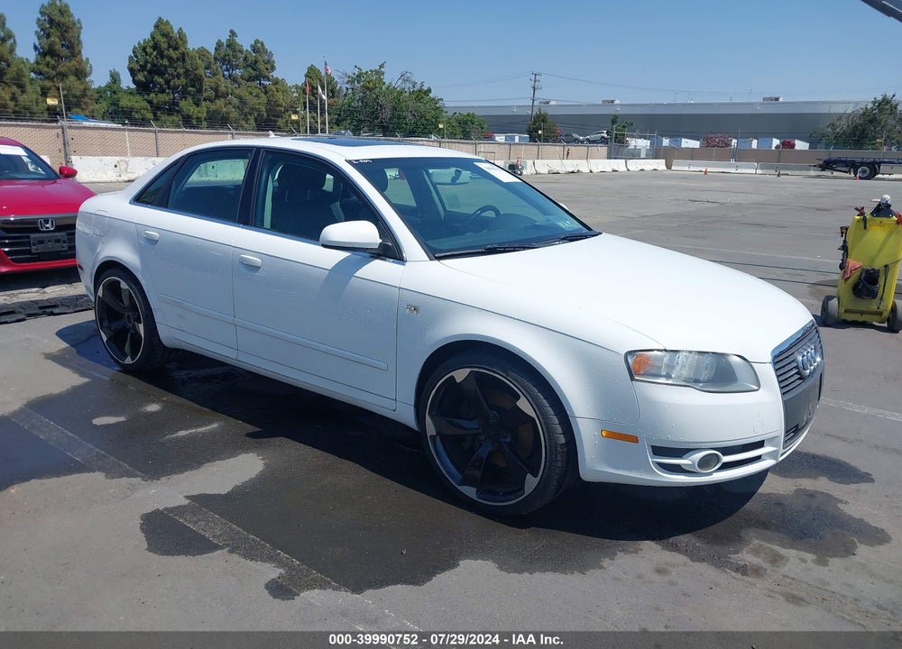 2007 AUDI A4 2.0T VIN: WAUAF78E37A121473