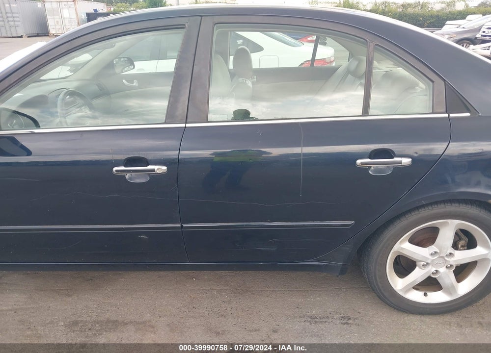 2006 HYUNDAI SONATA GLS V6/LX V6 VIN: 5NPEU46F76H084620