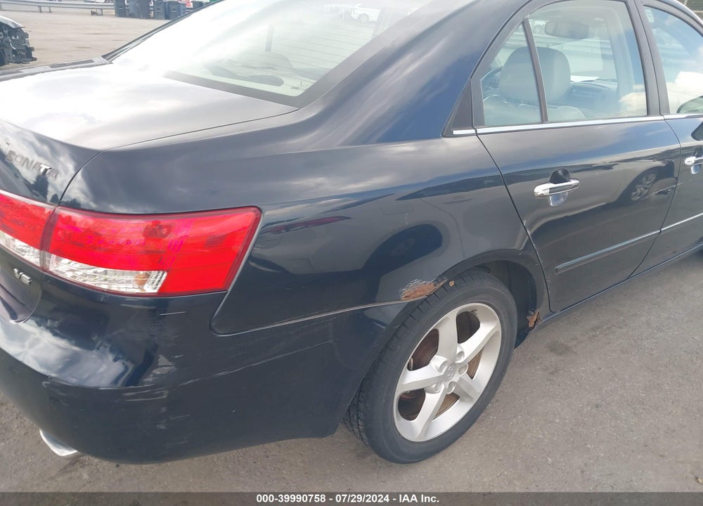2006 HYUNDAI SONATA GLS V6/LX V6 VIN: 5NPEU46F76H084620