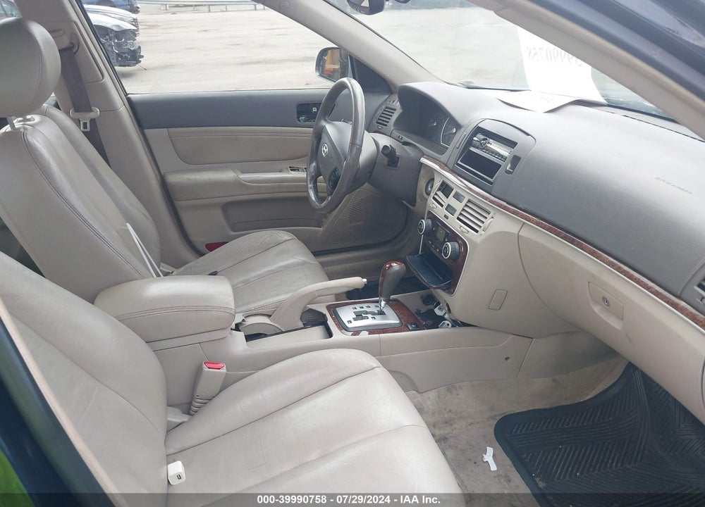 2006 HYUNDAI SONATA GLS V6/LX V6 VIN: 5NPEU46F76H084620