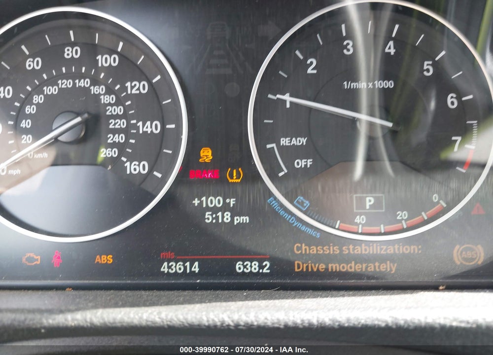 2013 BMW 328I VIN: WBA3C1C54DK104032