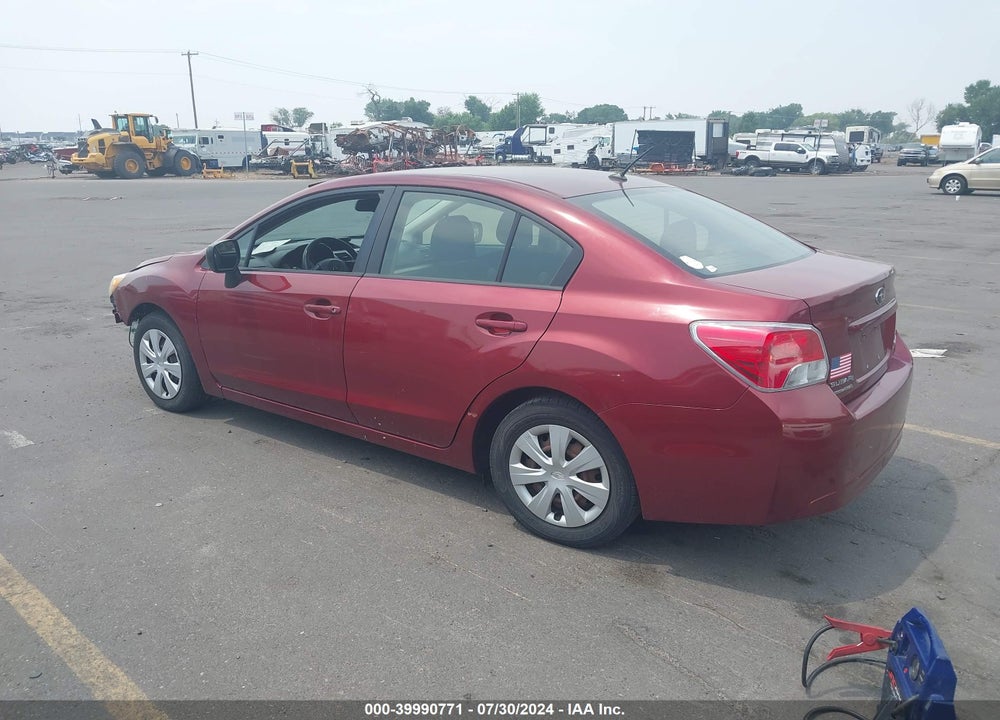 2012 SUBARU IMPREZA 2.0I VIN: JF1GJAA63CH031162