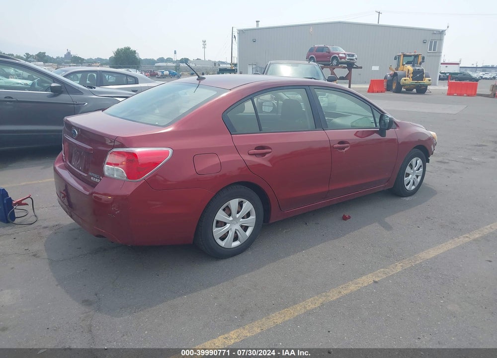 2012 SUBARU IMPREZA 2.0I VIN: JF1GJAA63CH031162