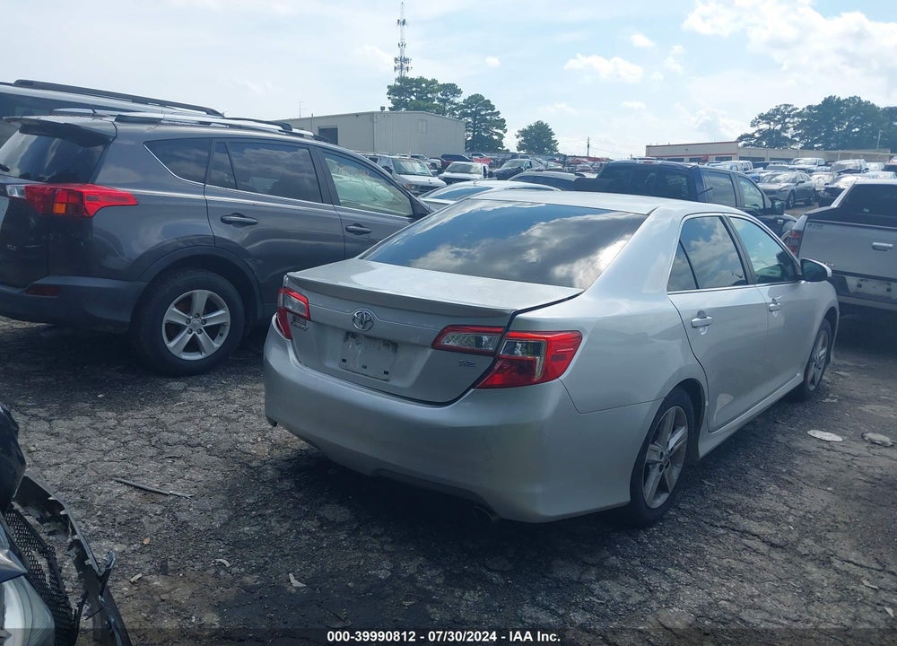 2013 TOYOTA CAMRY SE VIN: 4T1BF1FK8DU246696