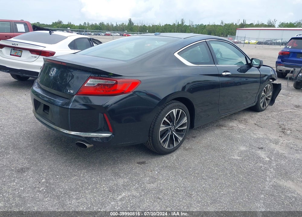 2017 HONDA ACCORD EX-L V6 VIN: 1HGCT2B8XHA005958