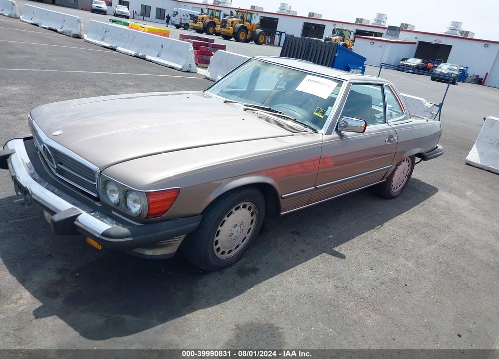 1989 MERCEDES-BENZ 560 SL VIN: WDBBA48D3KA103901
