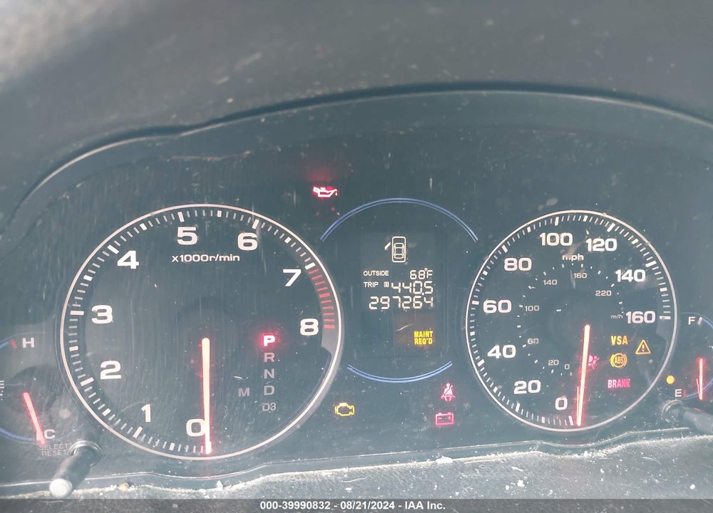 2004 ACURA TSX VIN: JH4CL96834C030988