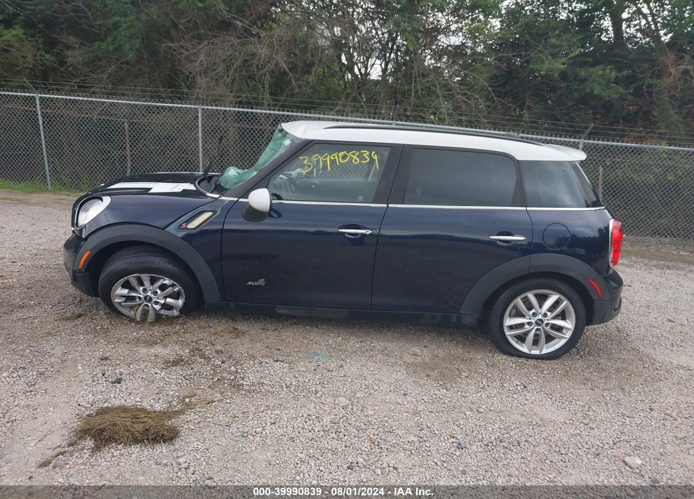 2012 MINI COOPER S COUNTRYMAN VIN: WMWZC5C54CWM13153