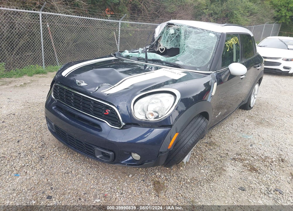 2012 MINI COOPER S COUNTRYMAN VIN: WMWZC5C54CWM13153