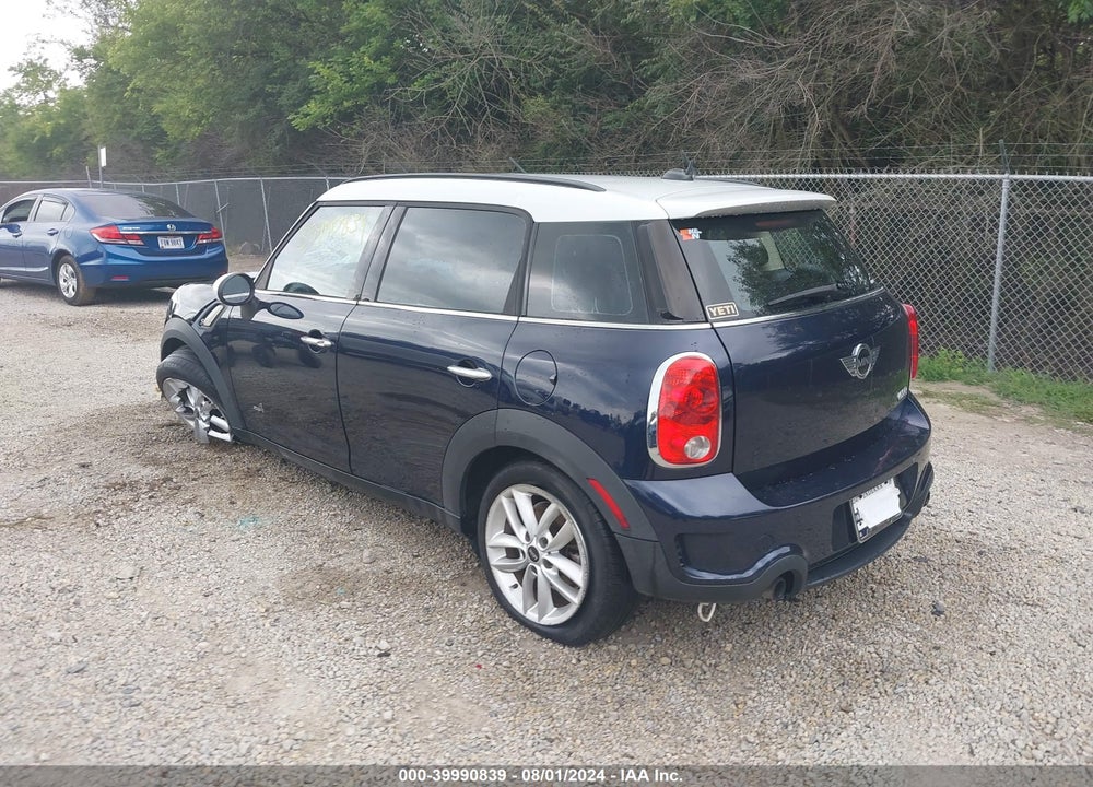 2012 MINI COOPER S COUNTRYMAN VIN: WMWZC5C54CWM13153