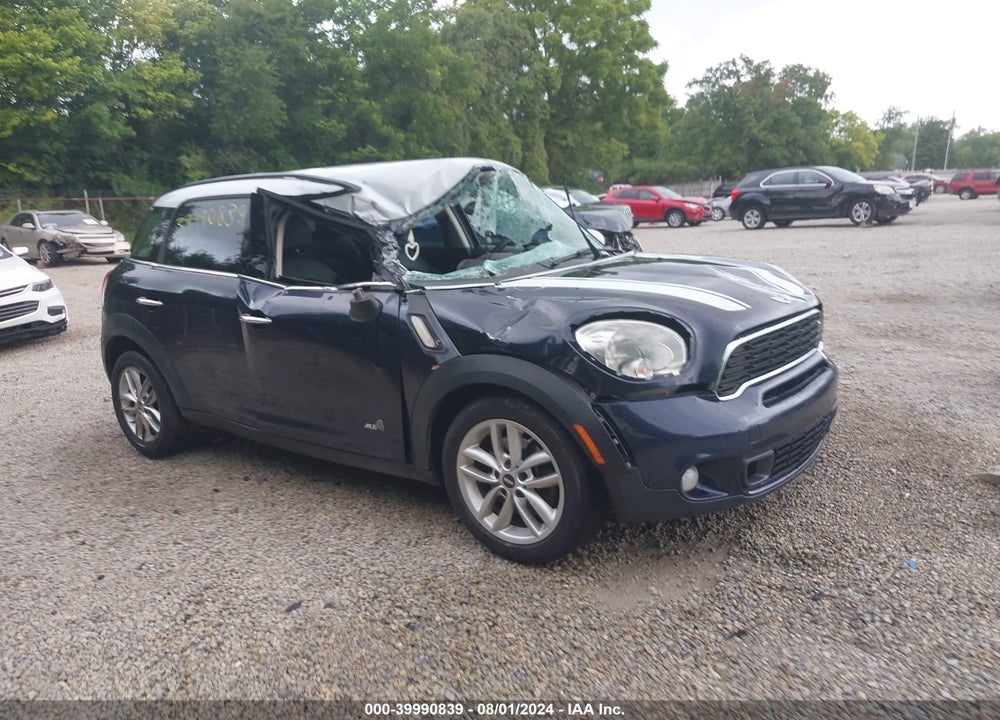 2012 MINI COOPER S COUNTRYMAN VIN: WMWZC5C54CWM13153