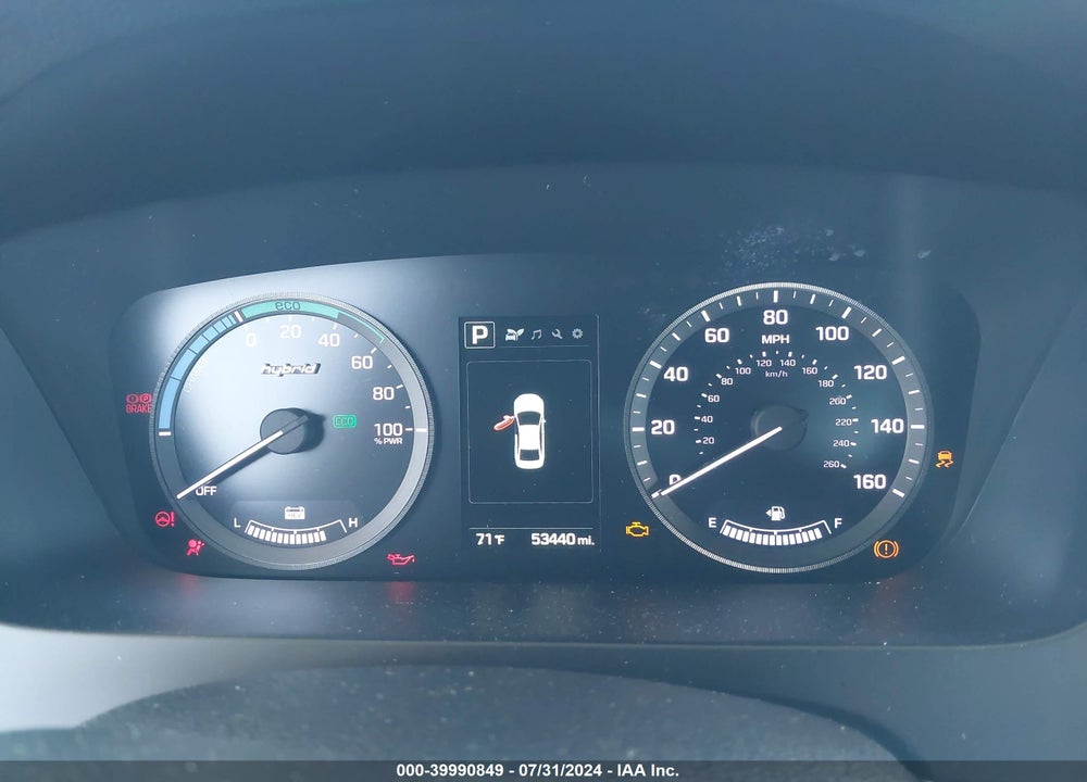 2016 HYUNDAI SONATA HYBRID SE VIN: KMHE24L15GA030140