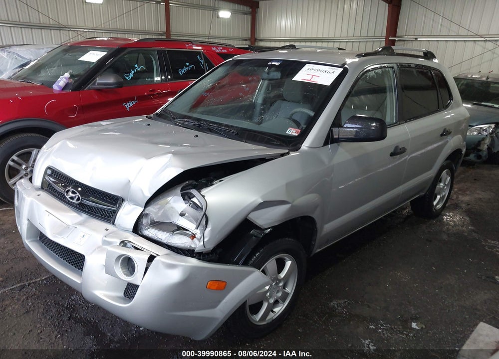 2007 HYUNDAI TUCSON GLS VIN: KM8JM12B27U516338