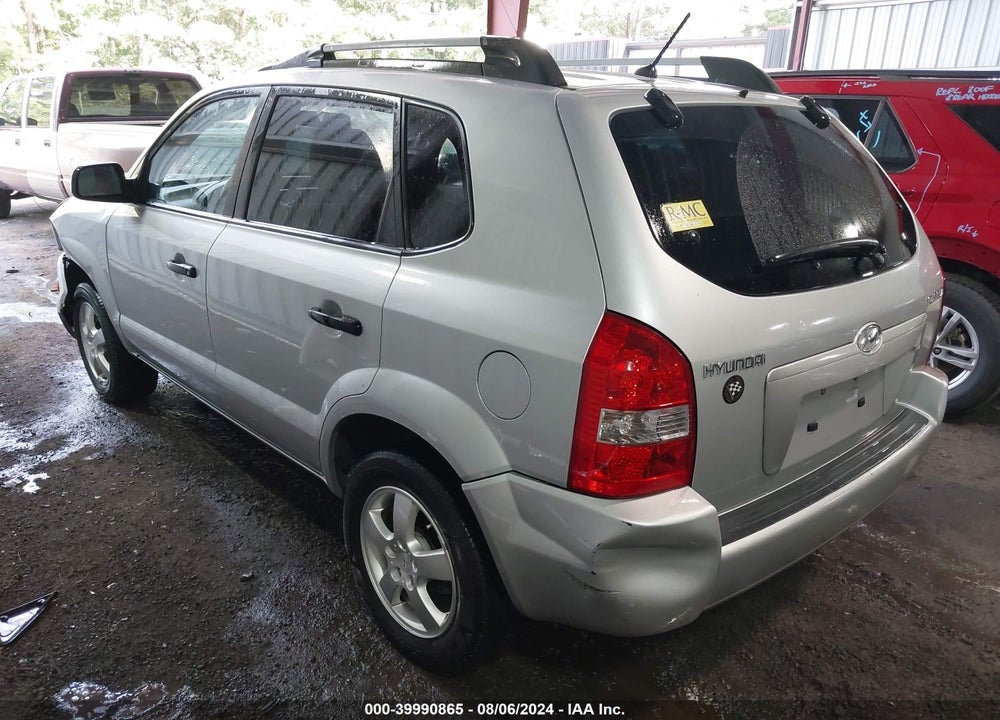 2007 HYUNDAI TUCSON GLS VIN: KM8JM12B27U516338