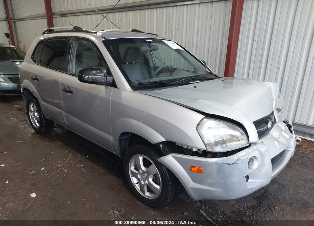 2007 HYUNDAI TUCSON GLS VIN: KM8JM12B27U516338