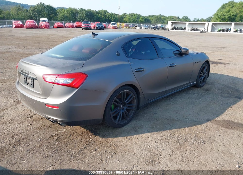 2015 MASERATI GHIBLI S Q4 VIN: ZAM57RTA9F1140914
