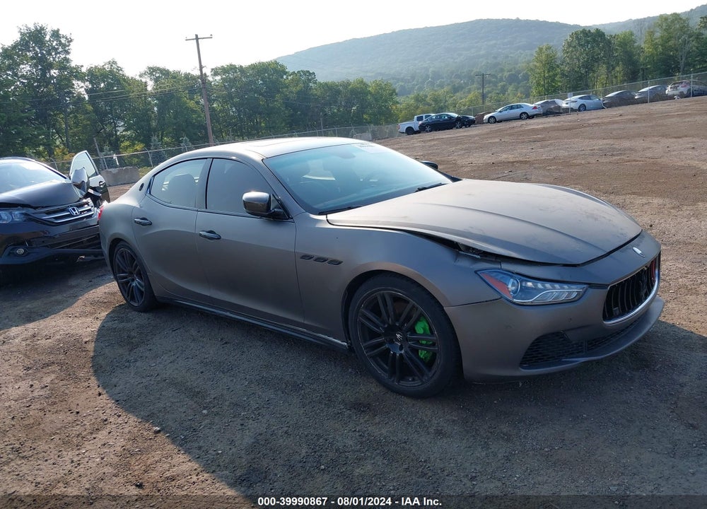 2015 MASERATI GHIBLI S Q4 VIN: ZAM57RTA9F1140914