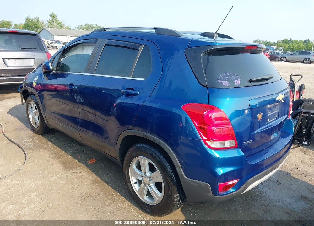 2019 CHEVROLET TRAX LT VIN: 3GNCJLSB1KL401595