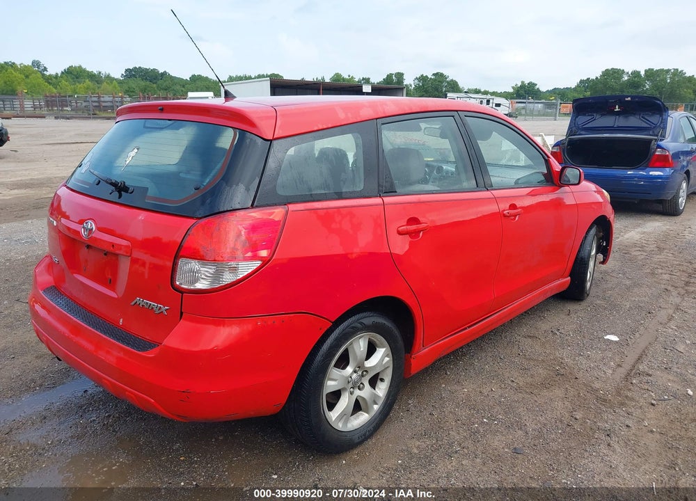 2004 TOYOTA MATRIX XRS VIN: 2T1KY32E54C226574
