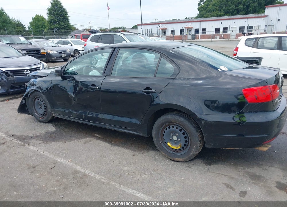 2012 VOLKSWAGEN JETTA 2.0L S VIN: 3VW2K7AJ2CM424782