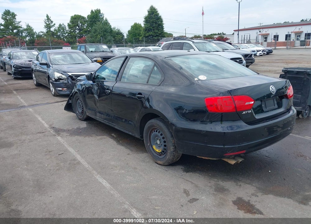 2012 VOLKSWAGEN JETTA 2.0L S VIN: 3VW2K7AJ2CM424782