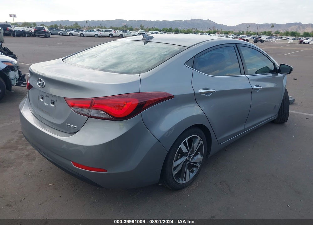 2014 HYUNDAI ELANTRA LIMITED VIN: KMHDH4AE4EU160826