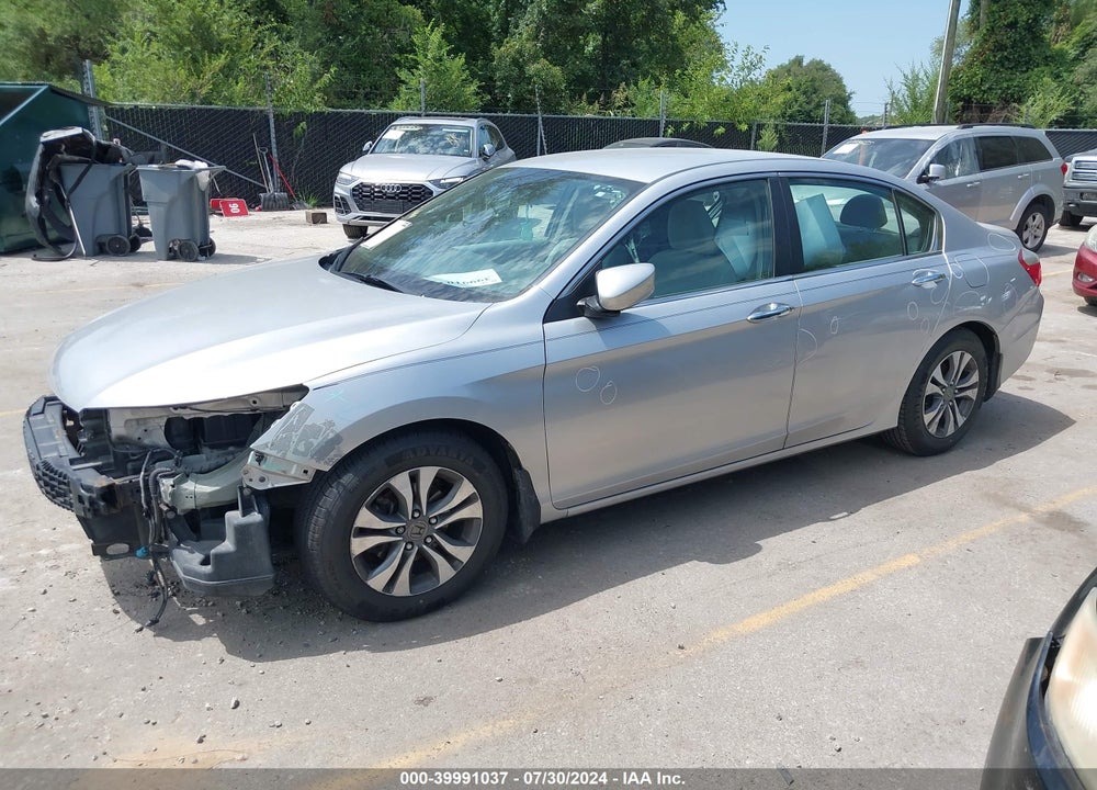 2013 HONDA ACCORD LX VIN: 1HGCR2F3XDA048820