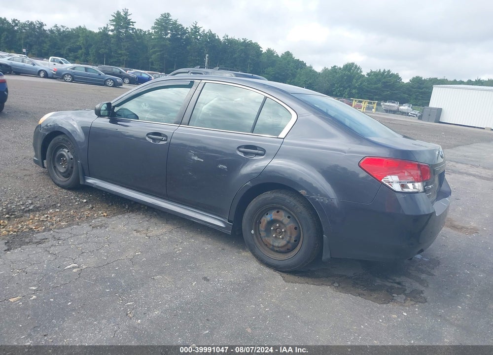 2011 SUBARU LEGACY 2.5I VIN: 4S3BMBA64B3244554