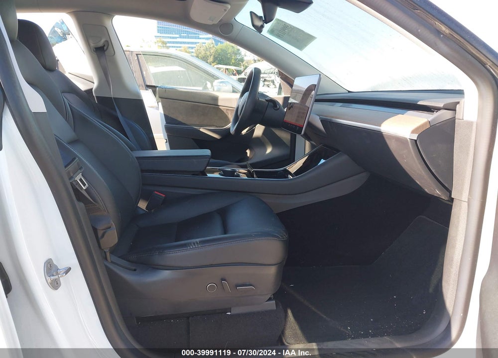 2021 TESLA MODEL Y LONG RANGE DUAL MOTOR ALL-WHEEL DRIVE VIN: 5YJYGDEE7MF092208
